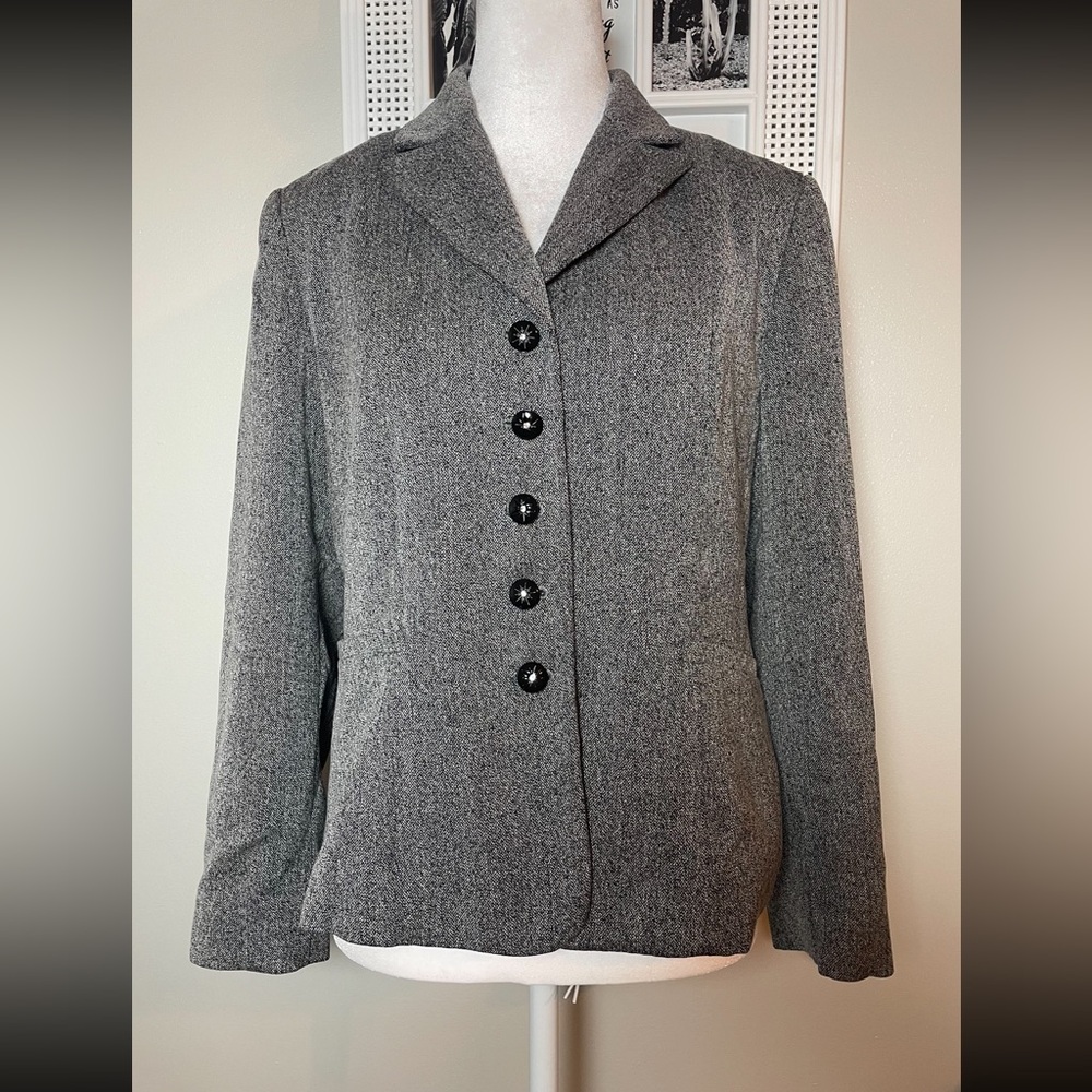 CATO Blazer with Embellished Buttons Size 14